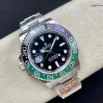 Super Clone Rolex GMT-Master II m126720vtnr-0002 mit grün-schwarzer Lünette und Jubilee-Band 40mm