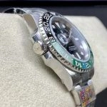 Super Clone Rolex GMT-Master II m126720vtnr-0002 mit grün-schwarzer Lünette und Jubilee-Band 40mm