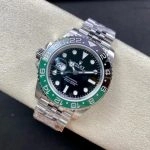Super Clone Rolex GMT-Master II m126720vtnr-0002 mit grün-schwarzer Lünette und Jubilee-Band 40mm
