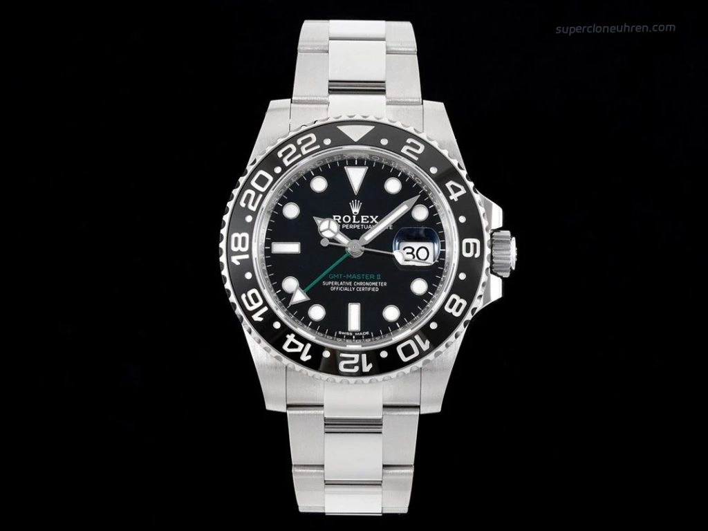 Super Clone Rolex GMT-Master II 116710LN-0001 mit grünem GMT-Zeiger 40mm