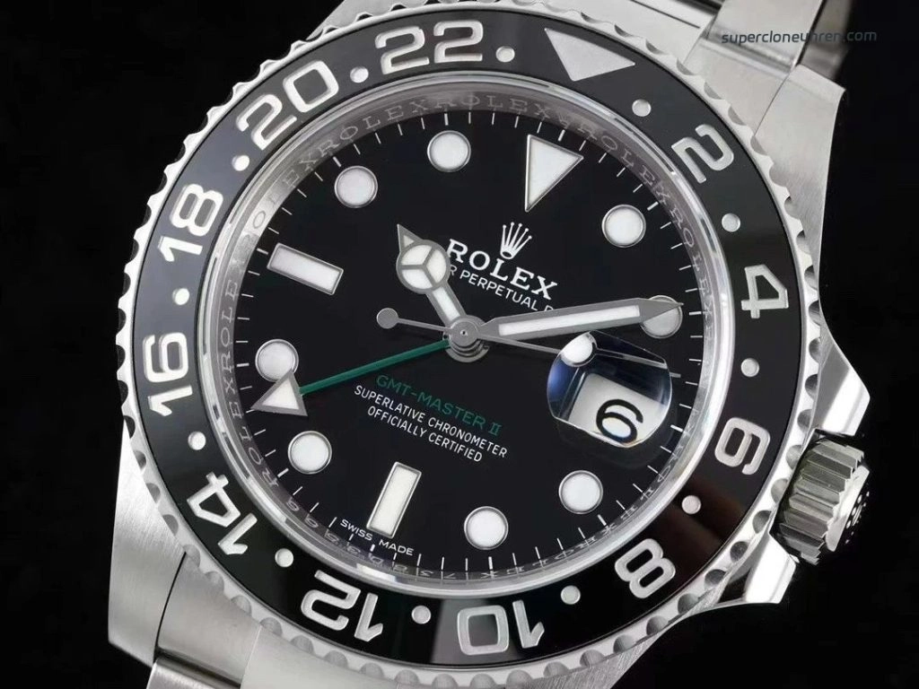 Super Clone Rolex GMT-Master II 116710LN-0001 mit grünem GMT-Zeiger 40mm