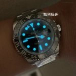 Premium Replica Uhr Rolex GMT-Master II 126710GRNR schwarz-graue Lünette 40 mm