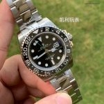 Premium Replica Uhr Rolex GMT-Master II 126710GRNR schwarz-graue Lünette 40 mm