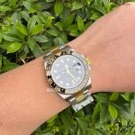 Premium Replica Uhr Rolex GMT-Master II 116713-LN-78203 Bicolor mit grünem GMT-Zeiger 40 mm