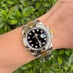 Premium Replica Uhr Rolex GMT-Master II 116713-LN-78203 Bicolor mit grünem GMT-Zeiger 40 mm