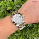 Premium Replica Uhr Rolex GMT-Master II 116713-LN-78203 Bicolor mit grünem GMT-Zeiger 40 mm
