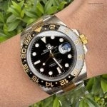 Premium Replica Uhr Rolex GMT-Master II 116713-LN-78203 Bicolor mit grünem GMT-Zeiger 40 mm