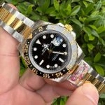 Premium Replica Uhr Rolex GMT-Master II 116713-LN-78203 Bicolor mit grünem GMT-Zeiger 40 mm