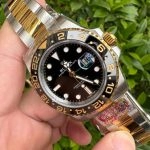Premium Replica Uhr Rolex GMT-Master II 116713-LN-78203 Bicolor mit grünem GMT-Zeiger 40 mm