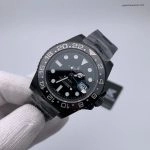 Premium Replica Uhr Rolex GMT-Master II 116710LN PVD-Carbonschwarz mit grünem Zeiger 40mm