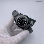 Premium Replica Uhr Rolex GMT-Master II 116710LN PVD-Carbonschwarz mit grünem Zeiger 40mm