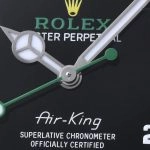 Super Clone Rolex Air-King M126900-0001 schwarzes Zifferblatt 40mm