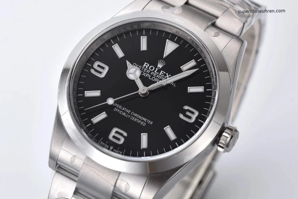 Super Clone Rolex Explorer m124270-0001 mit Edelstahlband 36mm