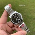 Super Clone Rolex Explorer m214270-0003 schwarzes Zifferblatt Edelstahlband 39 mm