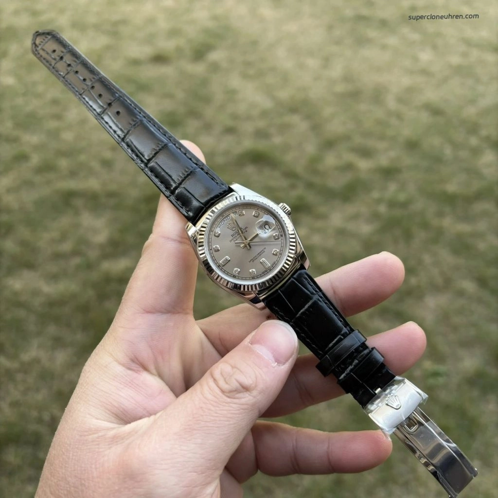 Super Clone Rolex Day-Date 118139 mit Rhodium-Zifferblatt 36 mm