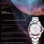 Premium Replica Uhr Rolex GMT-Master II 126719BLRO Meteorit-Zifferblatt Pepsi-Lünette 40mm