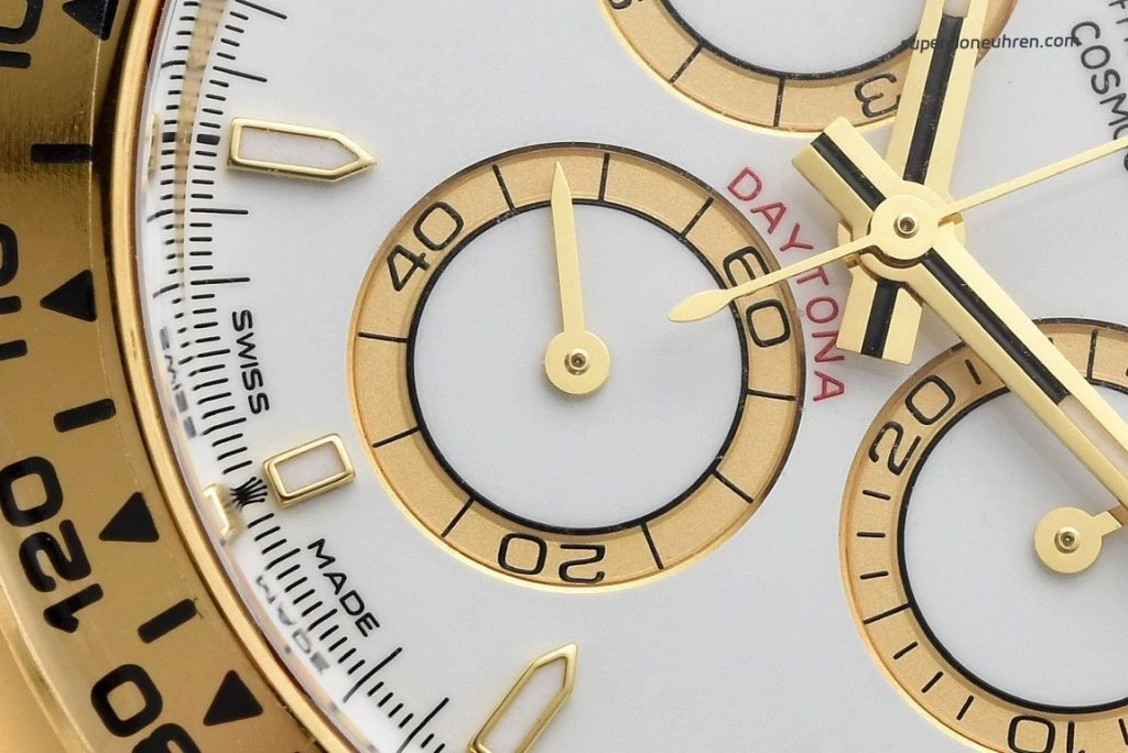 Premium Replica Uhr Rolex Daytona 126508 m126508-0001 in Goldoptik 40mm