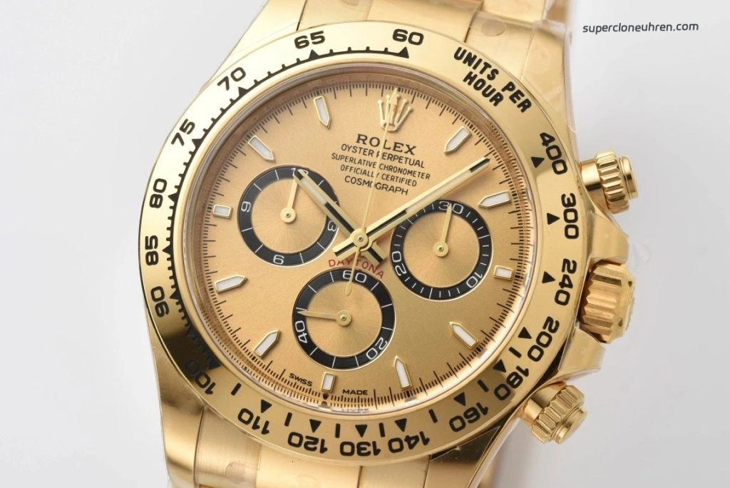 Super Clone Rolex Daytona 126508 Gelbgold 40mm