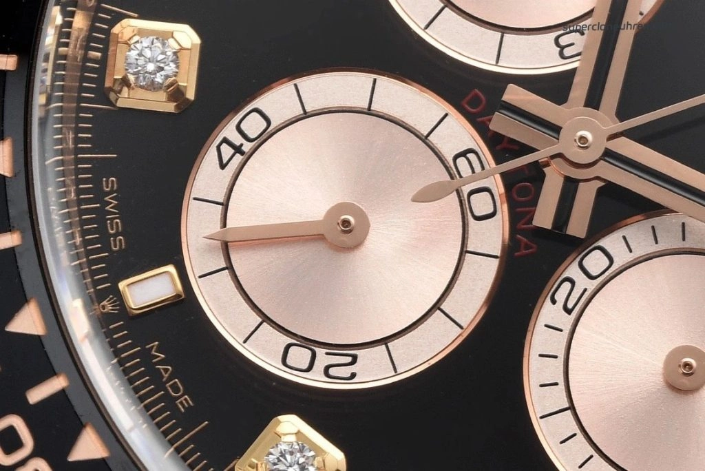 Super Clone Rolex Daytona m126515ln-0004 in Everose-Gold mit Keramiklünette 40 mm