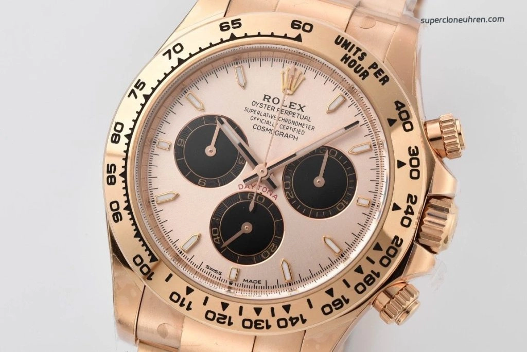 Premium Replica Uhr Rolex Daytona m126505-0003 in Roségold 40 mm