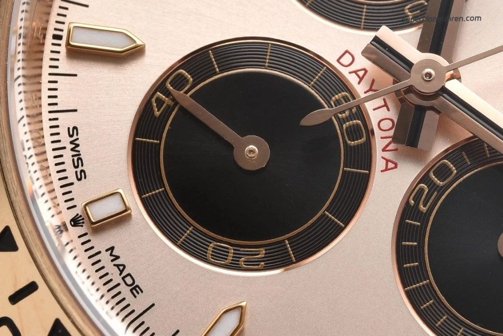 Premium Replica Uhr Rolex Daytona m126505-0003 in Roségold 40 mm