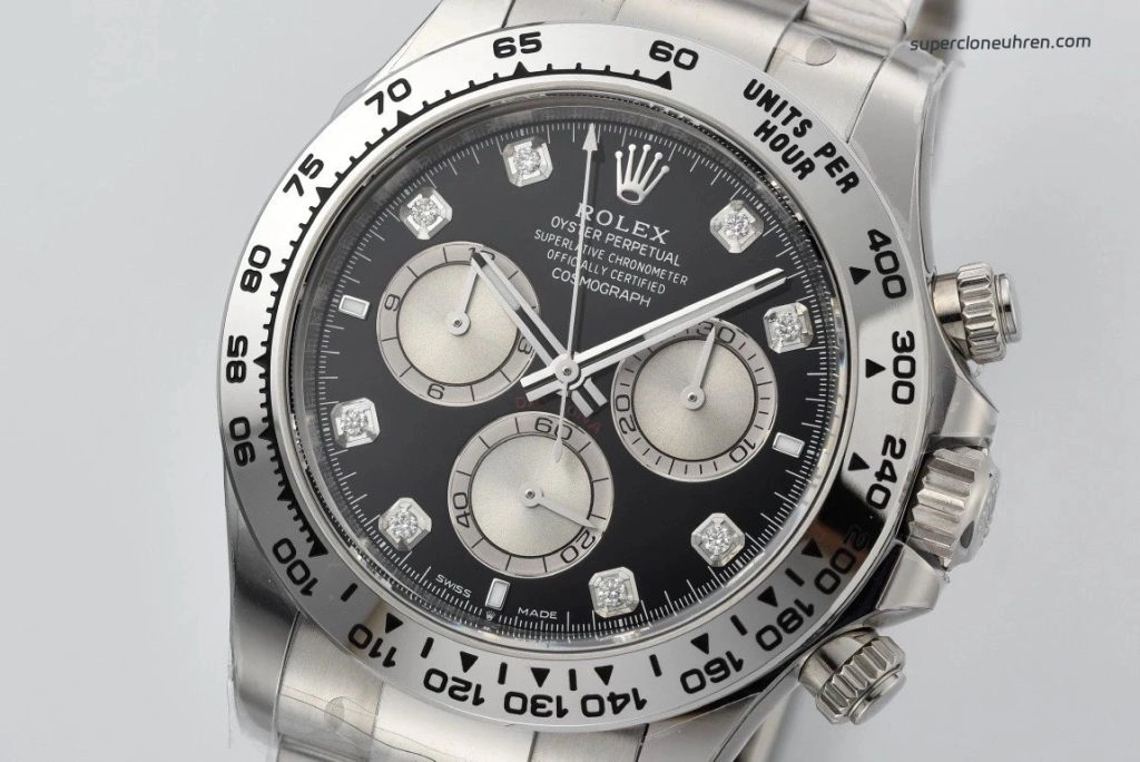 Premium Replica Uhr Rolex Daytona m126509-0002 mit schwarzem Zifferblatt 40mm