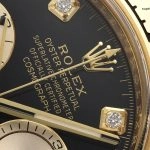 1:1 Super Clone Uhr Rolex Daytona m126508-0003 Gelbgold mit schwarzem Zifferblatt 40mm