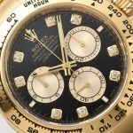 1:1 Super Clone Uhr Rolex Daytona m126508-0003 Gelbgold mit schwarzem Zifferblatt 40mm