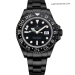 Premium Replica Uhr Rolex GMT-Master II 116710LN PVD-Carbonschwarz mit grünem Zeiger 40mm