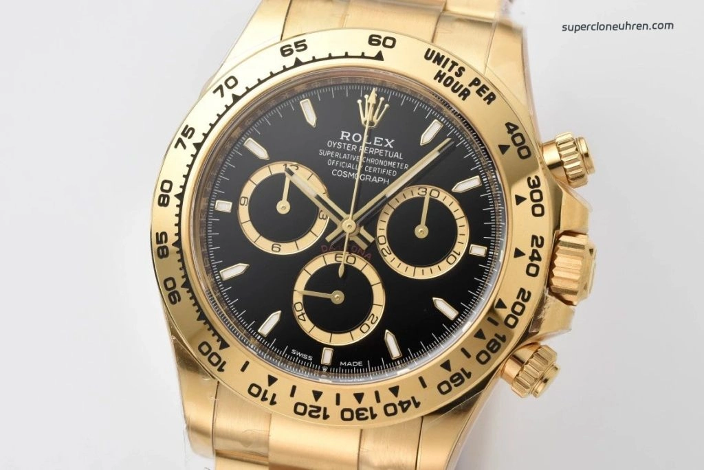 Premium Replica Uhr Rolex Daytona M126508-0004 Gelbgold 40 mm
