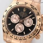 Super Clone Rolex Daytona m126505-0001 Roségold Oyster Stahl 40mm