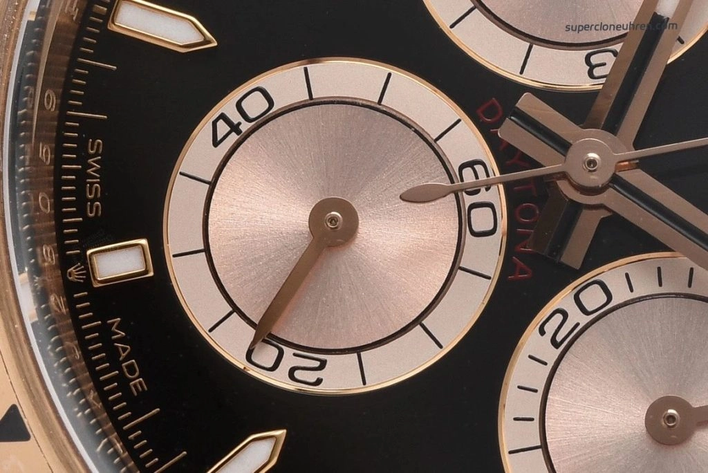 Super Clone Rolex Daytona m126505-0001 Roségold Oyster Stahl 40mm