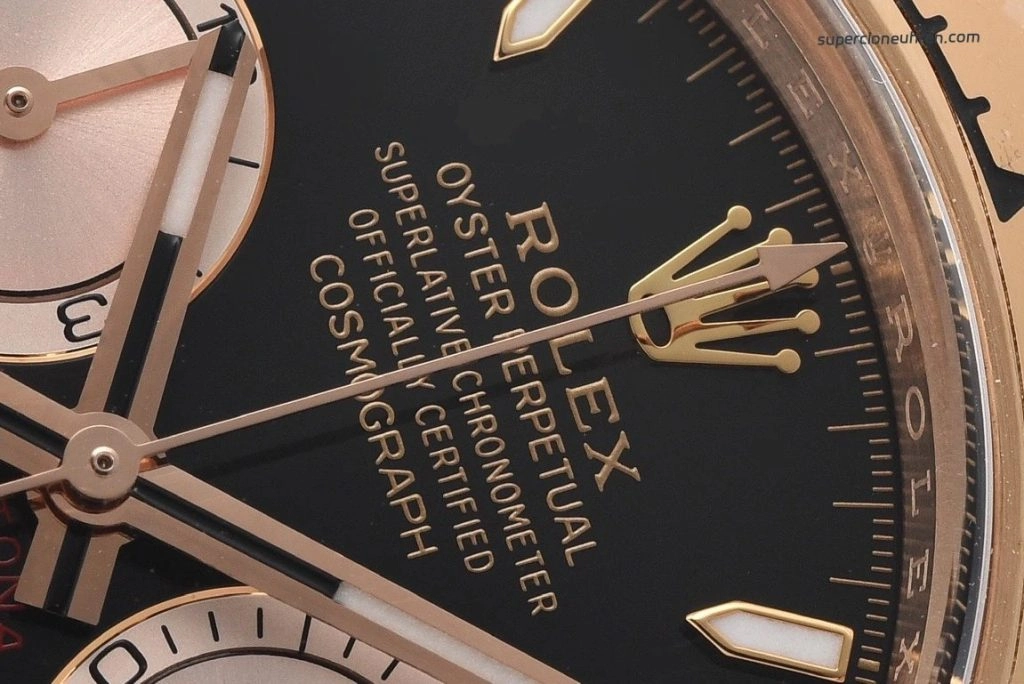 Super Clone Rolex Daytona m126505-0001 Roségold Oyster Stahl 40mm