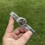 Premium Replica Uhr Rolex Datejust m278274-0008 graues Diamant-Zifferblatt Edelstahlband 31mm