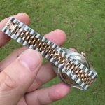 Premium Replica Uhr Rolex Datejust m278271-0024 Roségold-Zifferblatt mit Diamanten 31mm