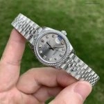 Premium Replica Uhr Rolex Datejust m278384rbr-0034 Edelstahl mit Diamantbesatz 31mm