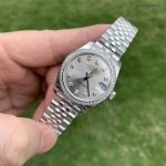 Premium Replica Uhr Rolex Datejust m278384rbr-0034 Edelstahl mit Diamantbesatz 31mm