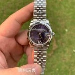 1:1 Super Clone Uhr Rolex Datejust 278273 Olive-Zifferblatt mit Diamant-Indizes 31mm