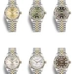 1:1 Super Clone Uhr Rolex Datejust 278273 Olive-Zifferblatt mit Diamant-Indizes 31mm