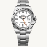 Premium Replica Uhr Rolex Explorer II M226570-0001 weißes Zifferblatt Edelstahl 42mm
