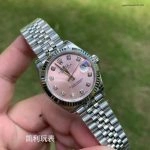 Super Clone Rolex Datejust m278274-0032 mit rosa Zifferblatt und Jubilé-Band 31 mm