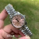 Super Clone Rolex Datejust m278274-0032 mit rosa Zifferblatt und Jubilé-Band 31 mm