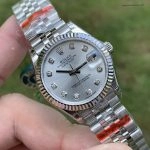 Premium Replica Uhr Rolex Datejust 31 m278274-0030 Edelstahl mit Diamantindizes 31mm
