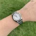 Super Clone Rolex Datejust 126200 Edelstahl mit silbernem Zifferblatt 36mm