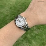 Super Clone Rolex Datejust 126200 Edelstahl mit silbernem Zifferblatt 36mm
