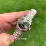 Super Clone Rolex Datejust M279174-0013 graues Zifferblatt mit römischen Ziffern Stahlband 28mm