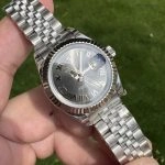 Super Clone Rolex Datejust M279174-0013 graues Zifferblatt mit römischen Ziffern Stahlband 28mm