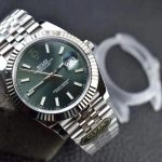 1:1 Super Clone Uhr Rolex Datejust m126334-0028 Mintgrünes Zifferblatt Jubilé-Band 41mm