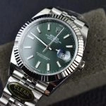 1:1 Super Clone Uhr Rolex Datejust m126334-0028 Mintgrünes Zifferblatt Jubilé-Band 41mm