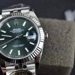 1:1 Super Clone Uhr Rolex Datejust m126334-0028 Mintgrünes Zifferblatt Jubilé-Band 41mm
